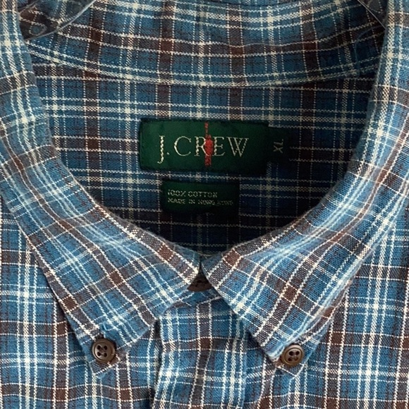 J. Crew Men’s Size X-Large Plaid Buttons Down Shirt. - Picture 3 of 10